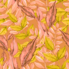 Aquarelle motif sans couture avec des feuilles vintages